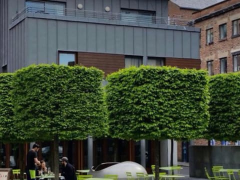 Facade/entrance, Summer, On site