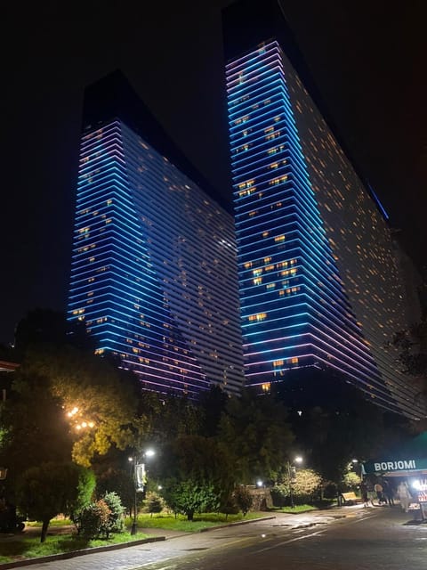 Property building, Night, City view