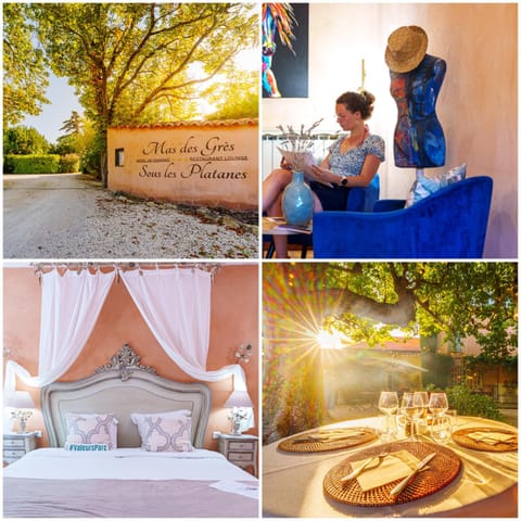 Hôtel Le Mas des Grès & Restaurant Sous les Platanes Hotel in L'Isle-sur-la-Sorgue
