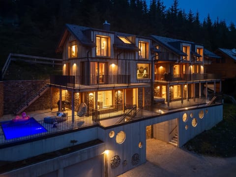 Property building, Night, Natural landscape