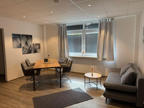 Living room, Seating area, Dining area