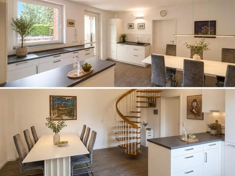 Kitchen or kitchenette, Seating area, Dining area