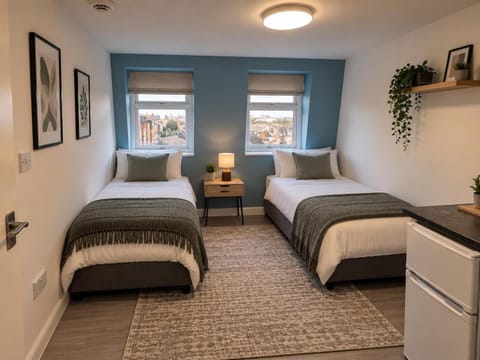 Bed, Living room, Photo of the whole room, Bedroom