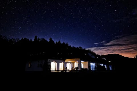 Property building, Night, Natural landscape