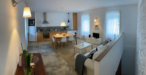 Living room, Communal kitchen