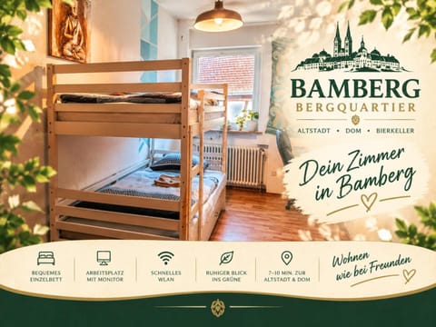 Property logo or sign, Photo of the whole room, Bedroom, bunk bed