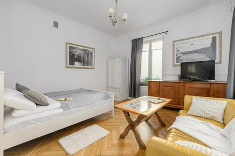 Bed, TV and multimedia, Living room, Photo of the whole room, Seating area, Bedroom, wardrobe