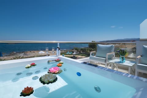 Hot Tub, Balcony/Terrace, Sea view