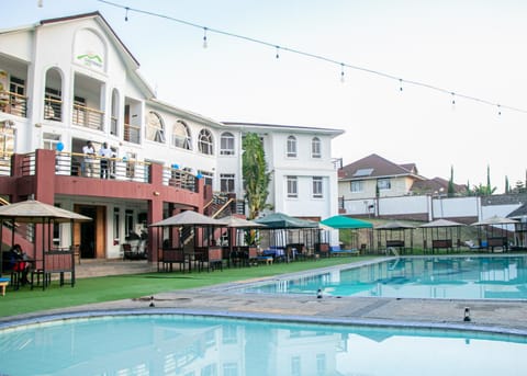 Property building, Restaurant/places to eat, Swimming pool
