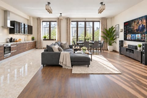 TV and multimedia, View (from property/room), Kitchen or kitchenette, Living room, Photo of the whole room, Seating area, Evening entertainment, heating, internet, soundproof, air conditioner