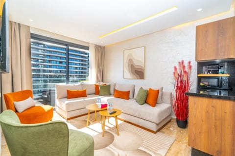 Living room, Seating area, Dining area