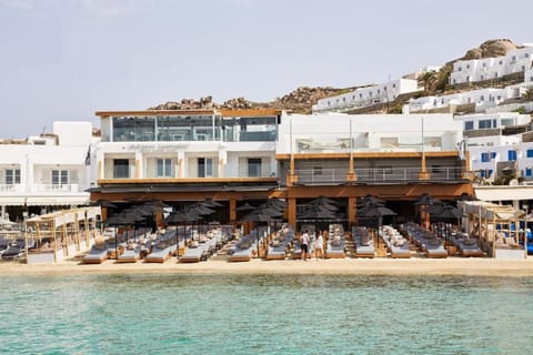 Property building, Beach, sunbed