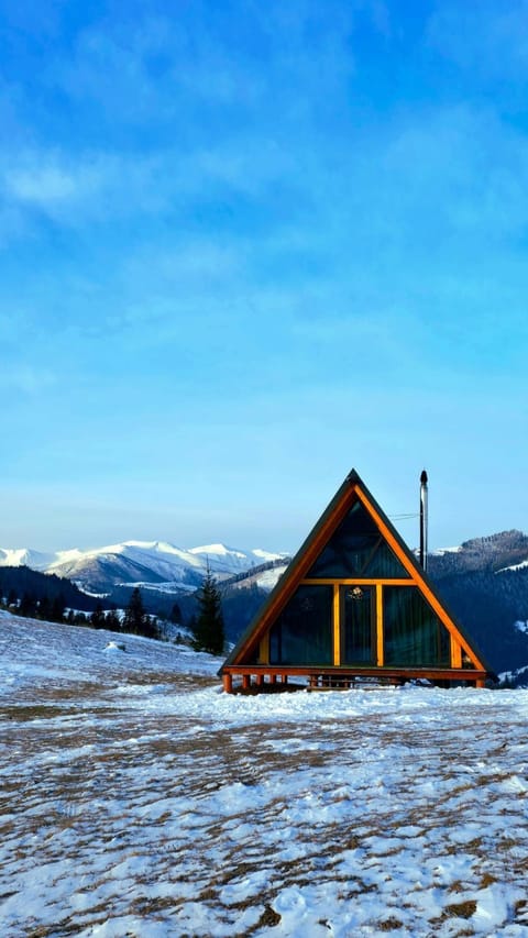 Natural landscape, Winter, Mountain view