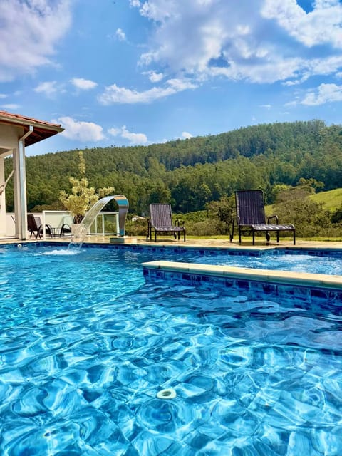 Natural landscape, Mountain view, Pool view, Swimming pool