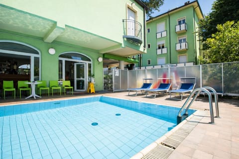 Property building, Pool view, Swimming pool, sunbed
