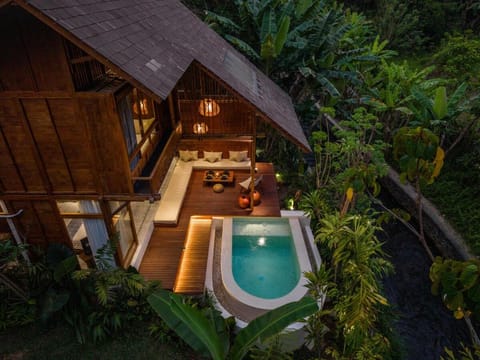 Property building, Natural landscape, Garden, Garden view, Pool view, Swimming pool