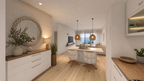 Kitchen or kitchenette, Dining area