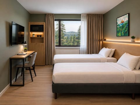 Bed, TV and multimedia, Photo of the whole room