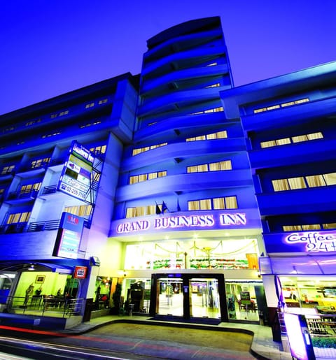 Property building, Night, On site