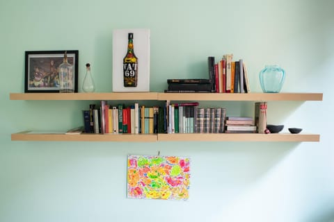 Library, Living room, Decorative detail