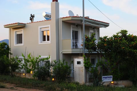 Facade/entrance, Summer, On site, Sunset