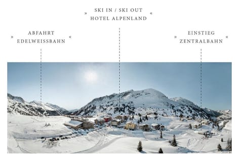 Bird's eye view, Winter, Skiing, Mountain view, Area and facilities