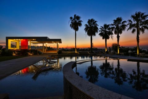 Property building, Pool view, Sea view, Swimming pool