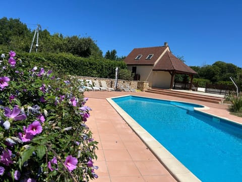 Property building, Living room, Swimming pool