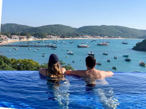 Pool view, Sea view, Swimming pool