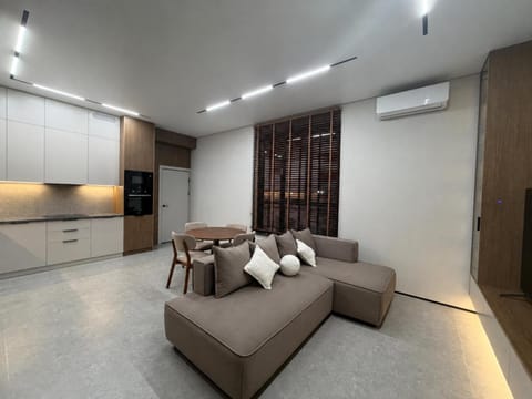TV and multimedia, Kitchen or kitchenette, Living room, Seating area, Dining area, air conditioner