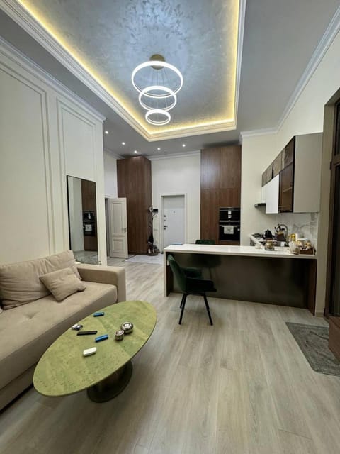TV and multimedia, Kitchen or kitchenette, Living room, Seating area, hair dresser, minibar, oven