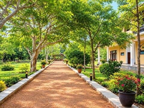 Property building, Day, Natural landscape, Garden, Garden view