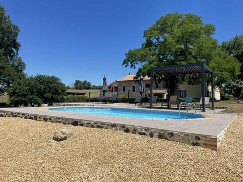 Property building, Living room, Swimming pool