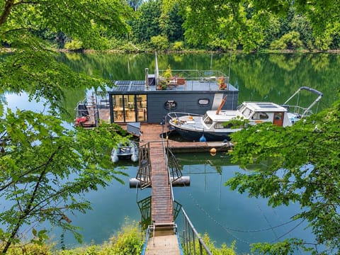 Property building, Natural landscape, River view