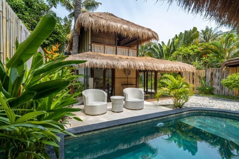 Property building, Day, Garden, Seating area, Garden view, Pool view, Swimming pool