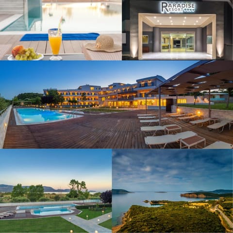 Property building, Facade/entrance, View (from property/room), Sea view, Swimming pool