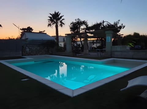 Property building, Living room, Swimming pool