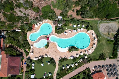 Bird's eye view, Swimming pool