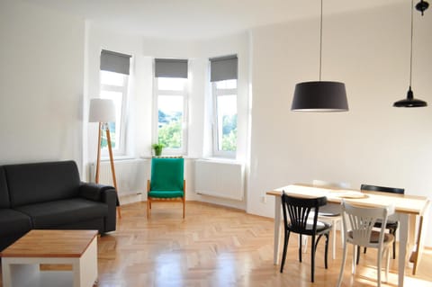 Living room, Seating area, Dining area