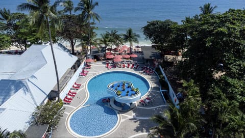 Property building, Beach, Swimming pool