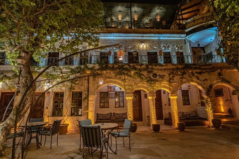 Property building, Patio, Night