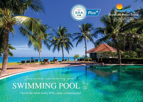 Property logo or sign, Swimming pool