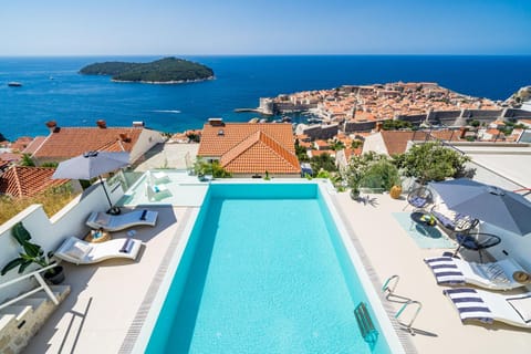 Pool view, Sea view, Swimming pool