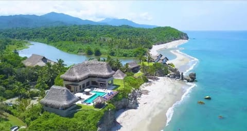 Natural landscape, Bird's eye view, Beach, Mountain view, Sea view