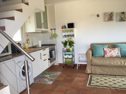 Kitchen or kitchenette, Living room, Dining area