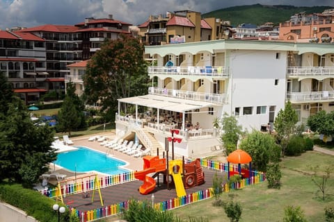 Property building, Children play ground, Swimming pool, sunbed