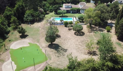Bird's eye view, Garden, Golfcourse, Garden view, Pool view, Swimming pool