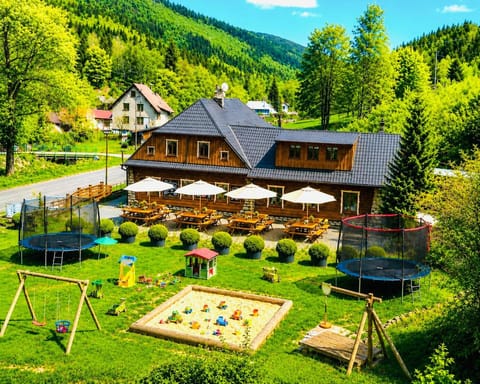 Property building, Restaurant/places to eat, Children play ground, Seating area, Breakfast