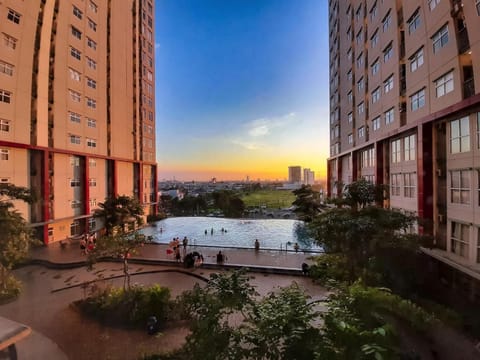 City view, Pool view, Swimming pool, Sunset