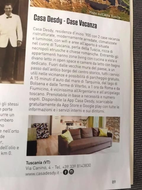 Casa Desdy House in Tuscania